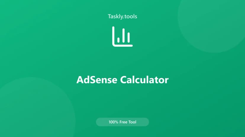AdSense Calculator — Free Online Financial Tool