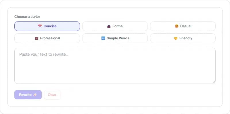 AI Text Rewriter — Free Online Paraphrasing Tool