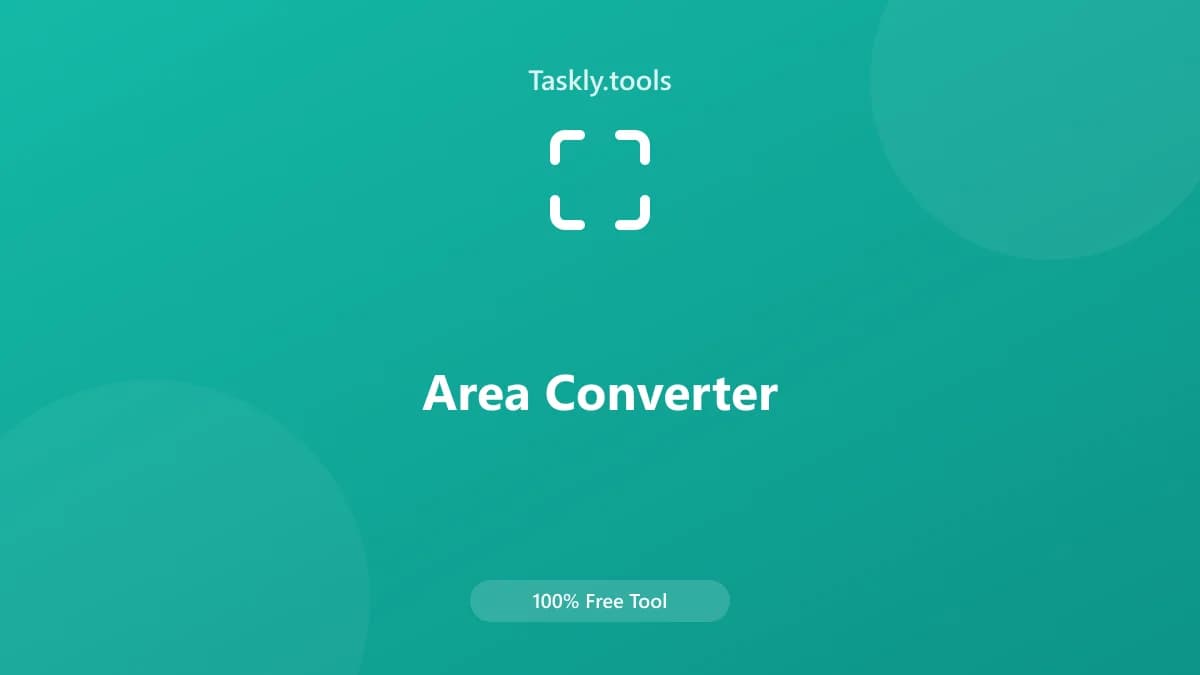 Area Converter — أداة تحويل مجانية أونلاين