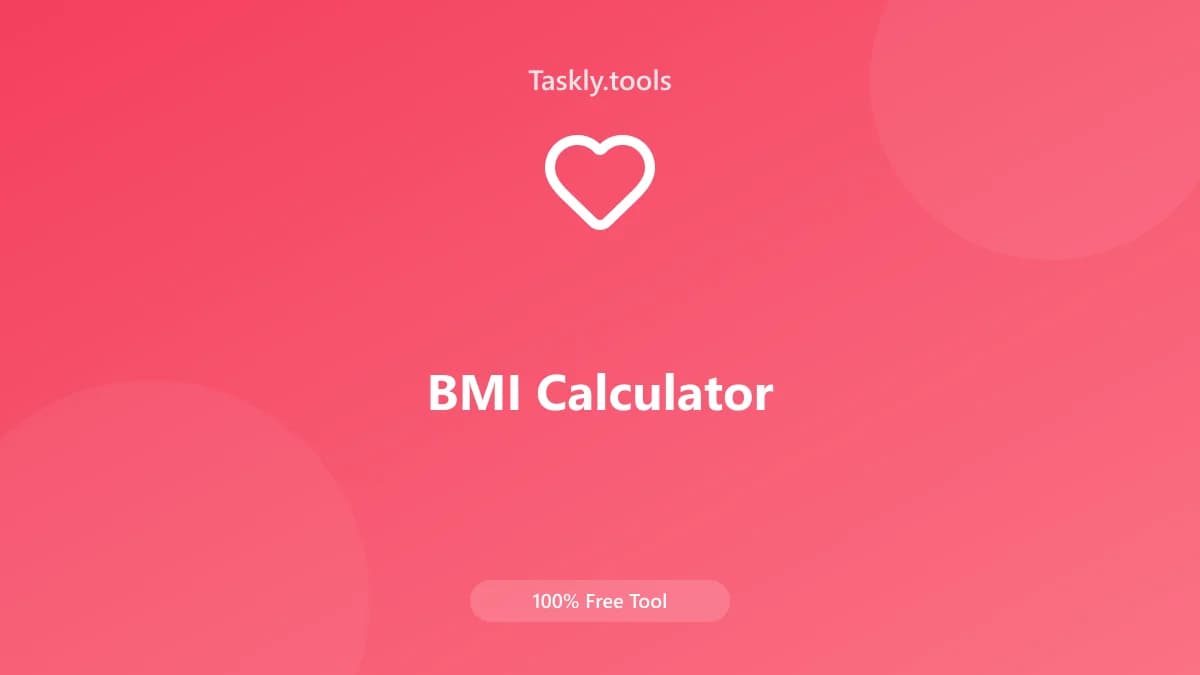 BMI Calculator — أداة الصحة واللياقة مجانية أونلاين