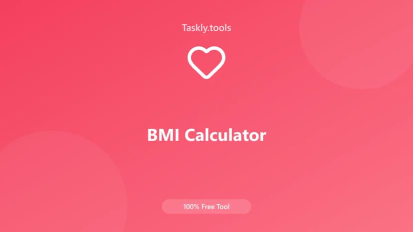 BMI Calculator — أداة الصحة واللياقة مجانية أونلاين