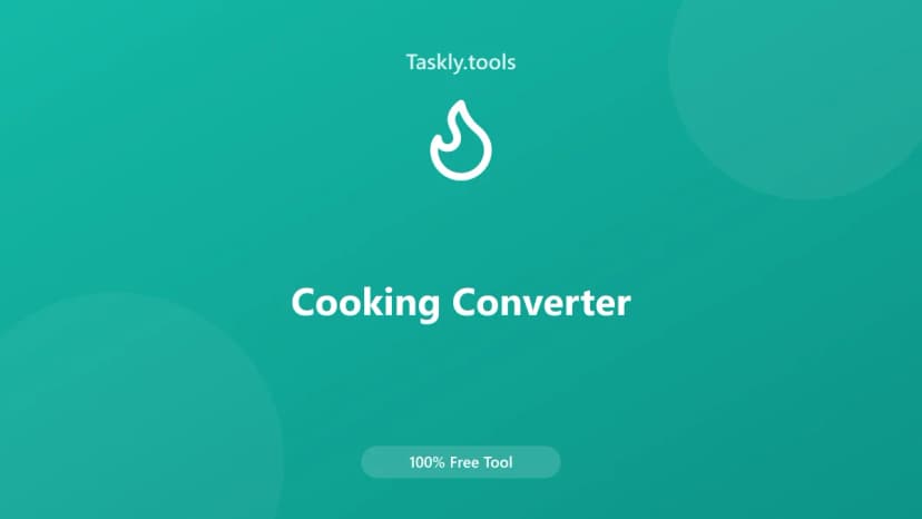 Cooking Converter — Free Online Conversion Tool