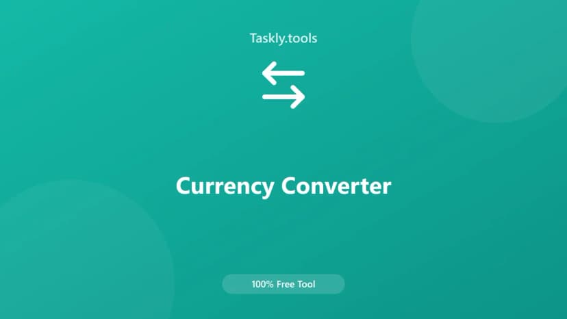 Currency Converter — Free Online Conversion Tool