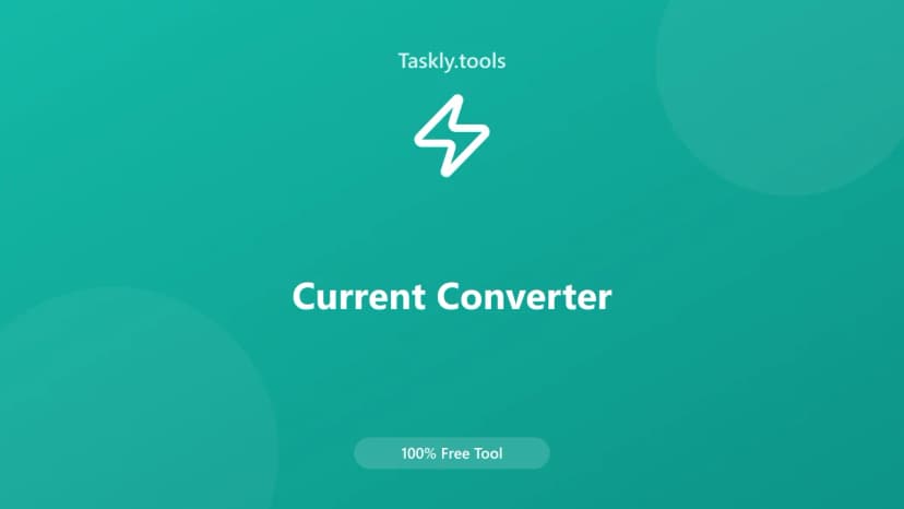 Current Converter — أداة تحويل مجانية أونلاين