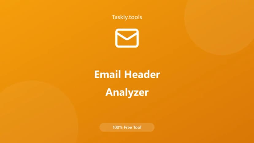 Email Header Analyzer — Free Online Utility Tool