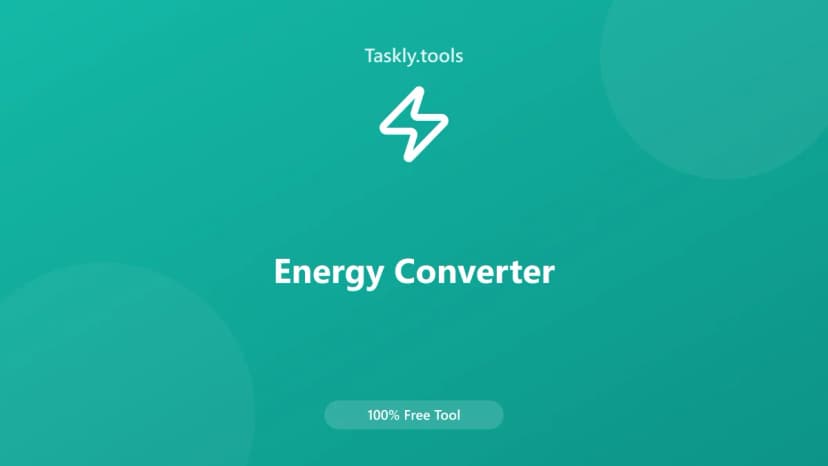 Energy Converter — Free Online Conversion Tool