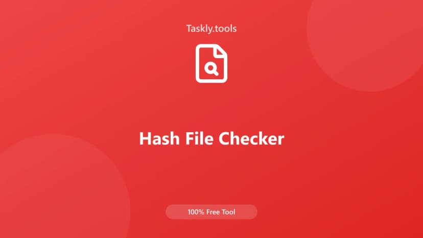 Hash File Checker — Free Online Security Tool