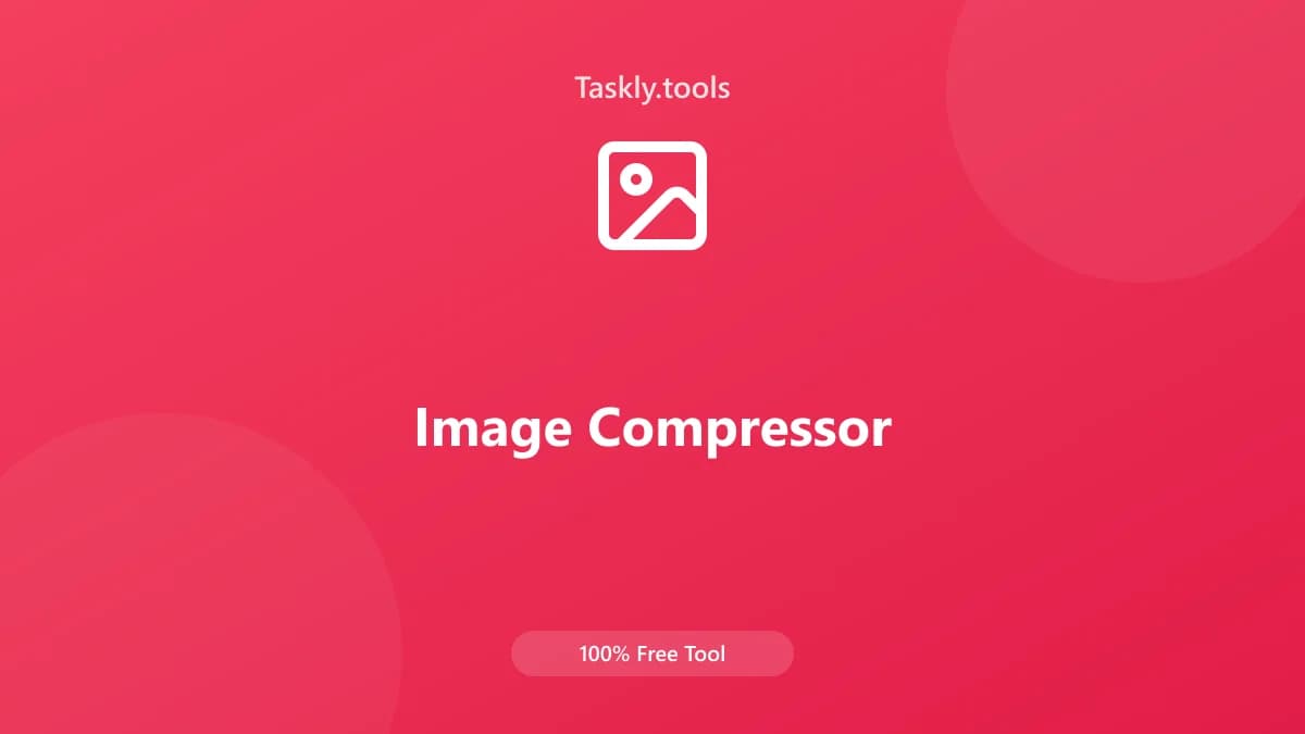 Image Compressor — Free Online Image processing Tool