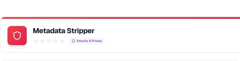 Metadata Stripper — Free Online Security Tool