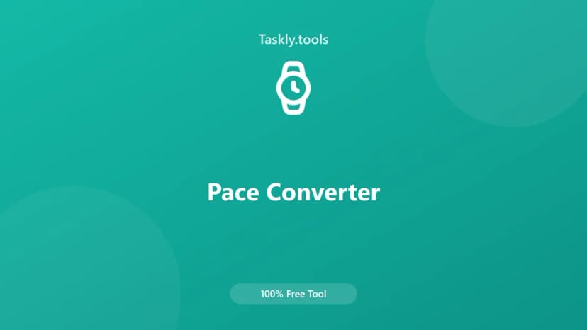 Pace Converter — Free Online Conversion Tool