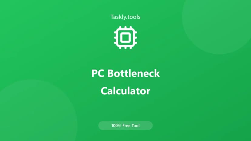 PC Bottleneck Calculator — أداة الألعاب مجانية أونلاين