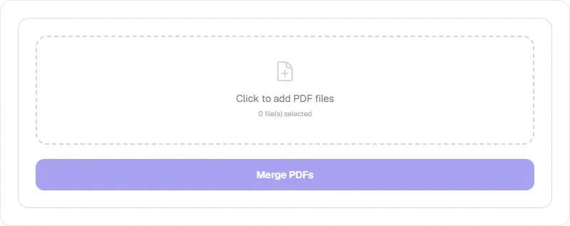 Merge PDF — أداة الأدوات المساعدة مجانية أونلاين