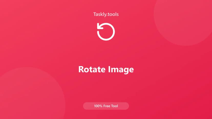 Rotate Image — أداة معالجة الصور مجانية أونلاين