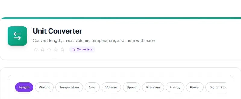 Unit Converter — Free Online Conversion Tool
