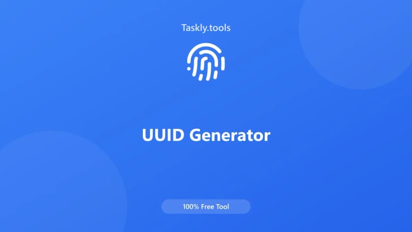UUID Generator — Free Online Developer Tool