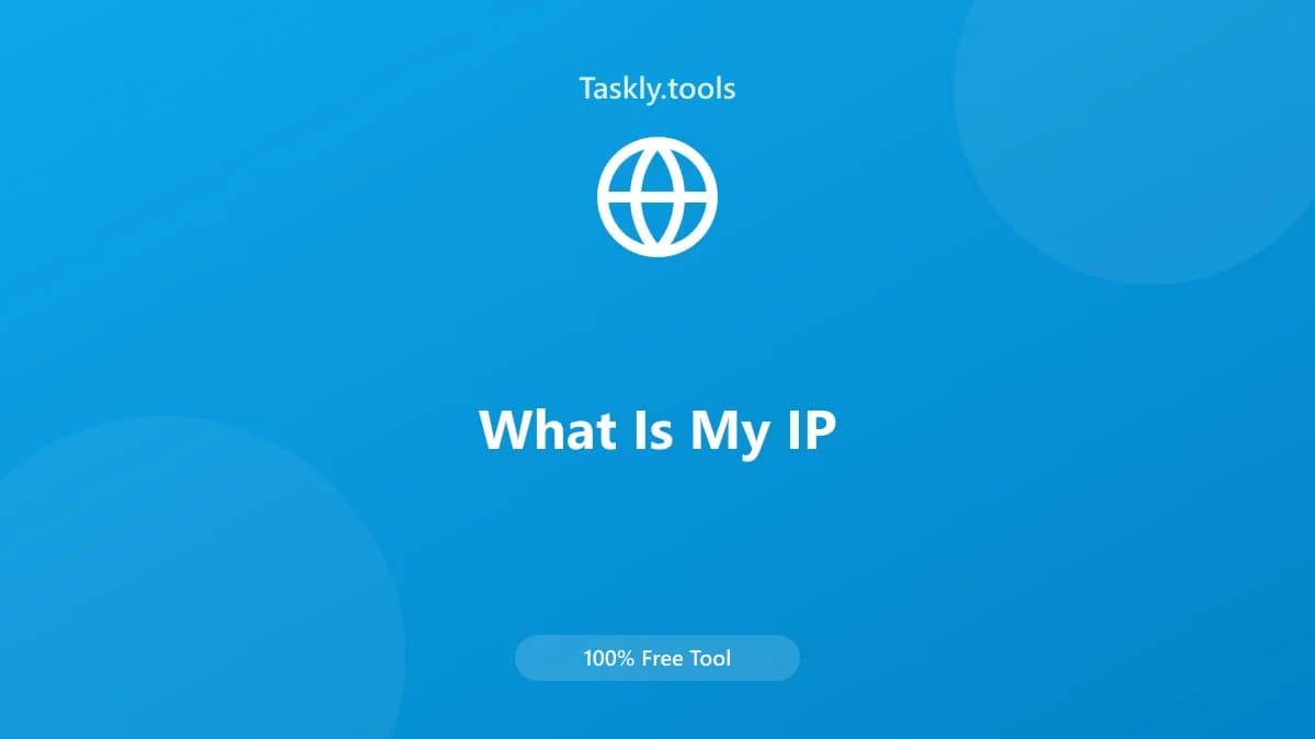 What Is My IP — Free Online Website management Tool