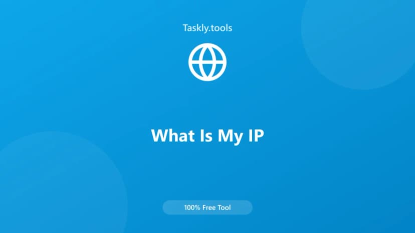 What Is My IP — Free Online Website management Tool