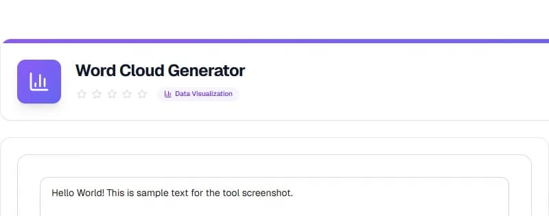 Word Cloud Generator — أداة تصور البيانات مجانية أونلاين