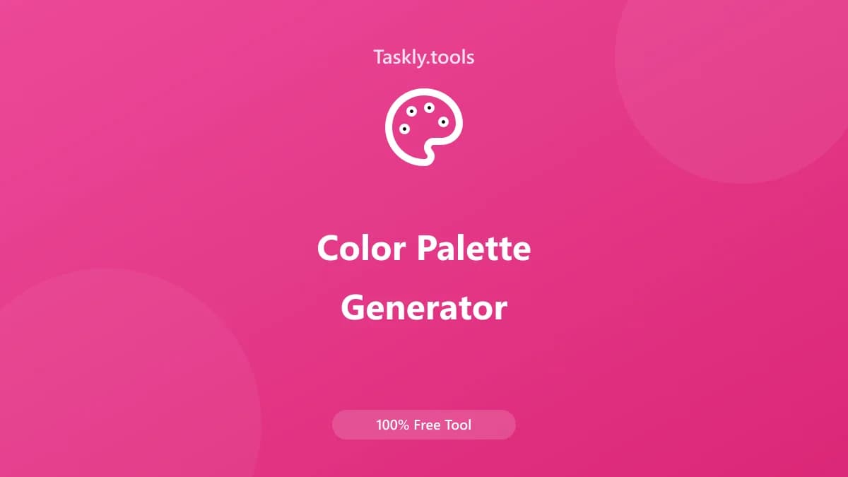 Color Palette Generator — Free Online Creative Tool