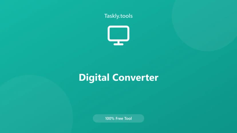 Digital Converter — Free Online Conversion Tool