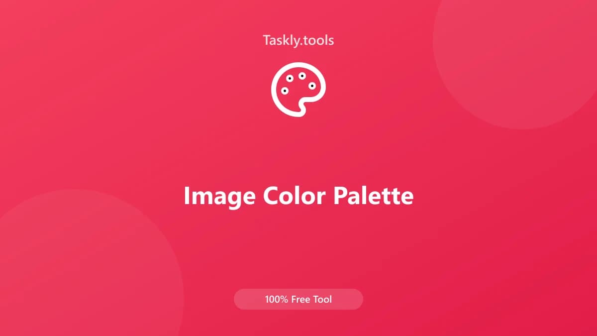 Image Color Palette — Free Online Image processing Tool