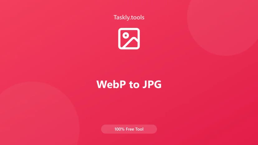 WebP to JPG — Free Online Image processing Tool