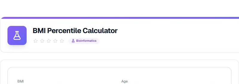 Screenshot of IMC Percentile Calculatrice tool - Taskly.tools