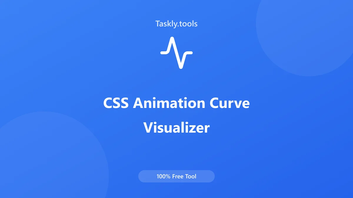 Screenshot of Visualizador de curva de animación CSS tool - Taskly.tools