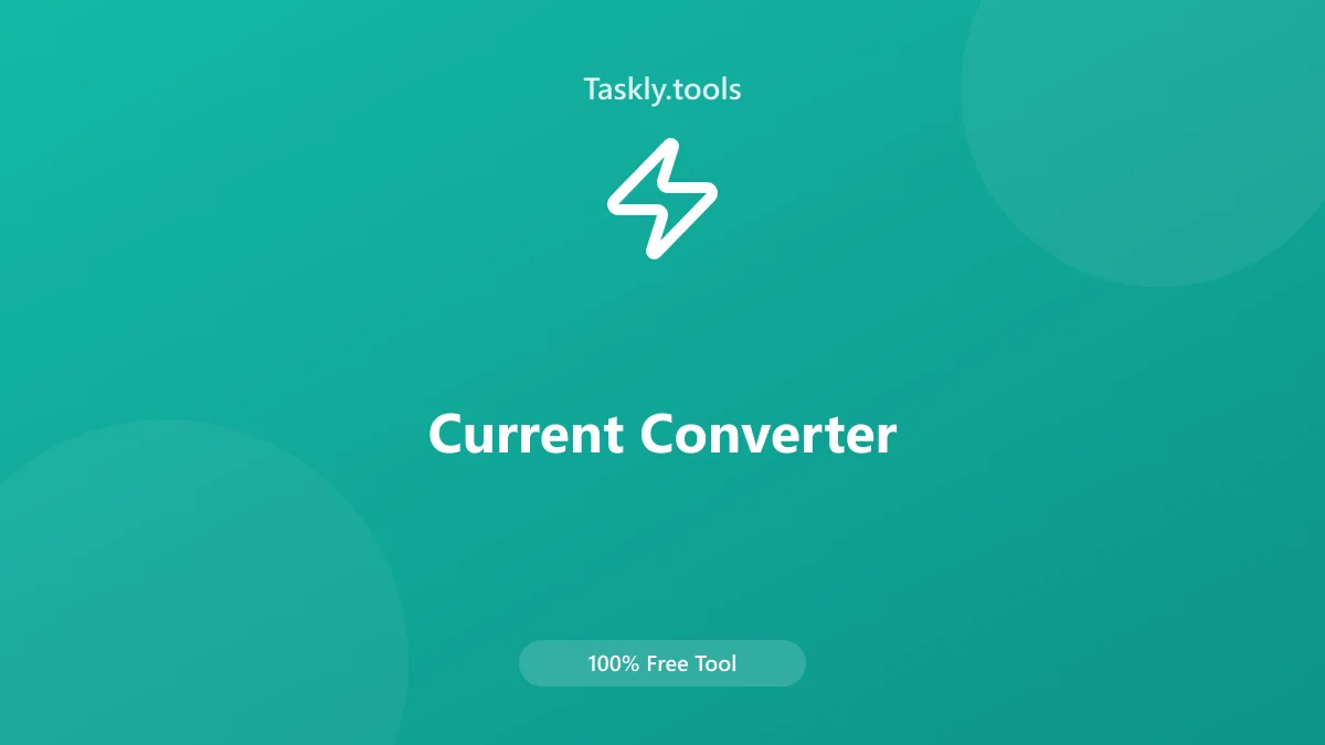 Screenshot of Stromrichter tool - Taskly.tools