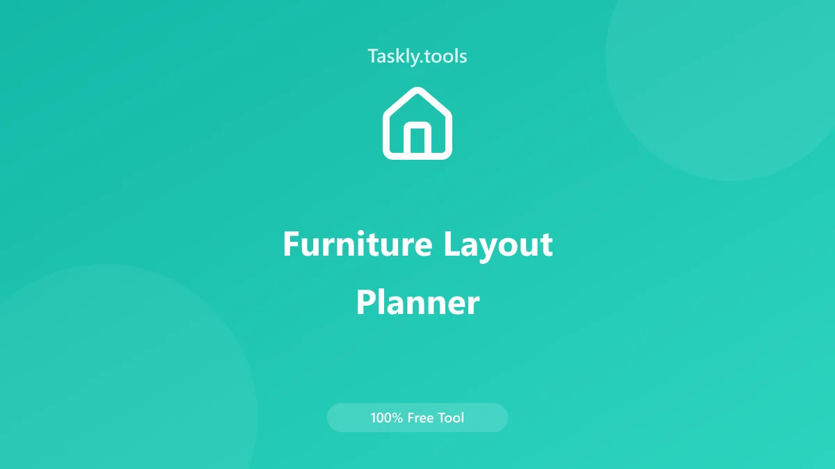 Screenshot of Furniture Layout Planer tool - Taskly.tools