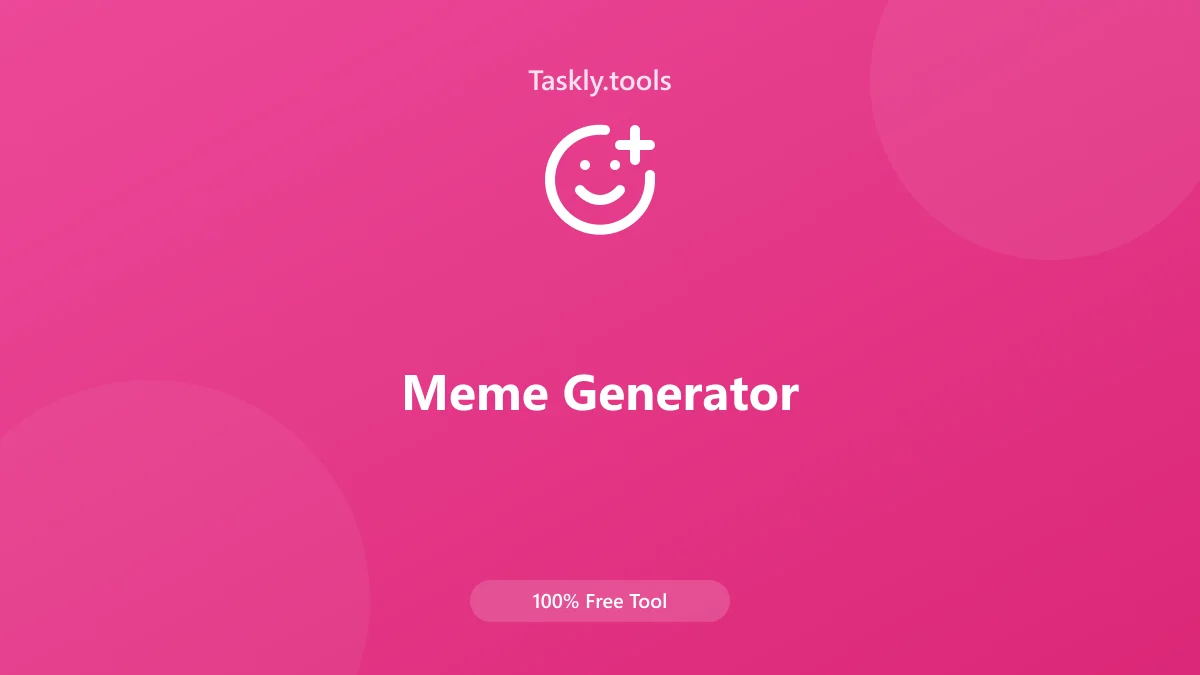 Screenshot of Générateur de meme tool - Taskly.tools