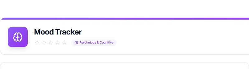 Screenshot of Mood Tracker tool - Taskly.tools