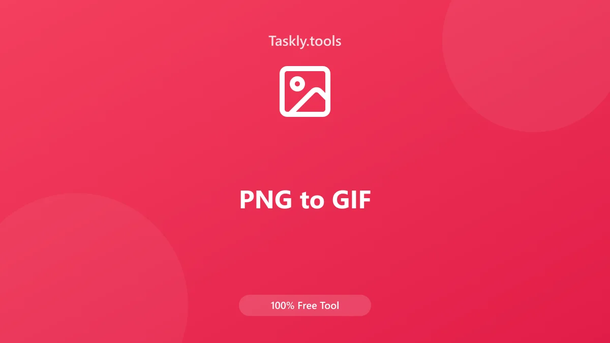 Screenshot of PNG à GIF tool - Taskly.tools