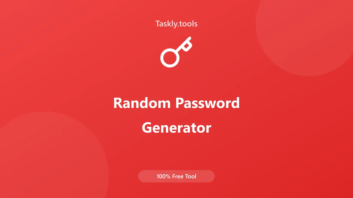 Screenshot of Rastgele Parola Oluşturucu tool - Taskly.tools