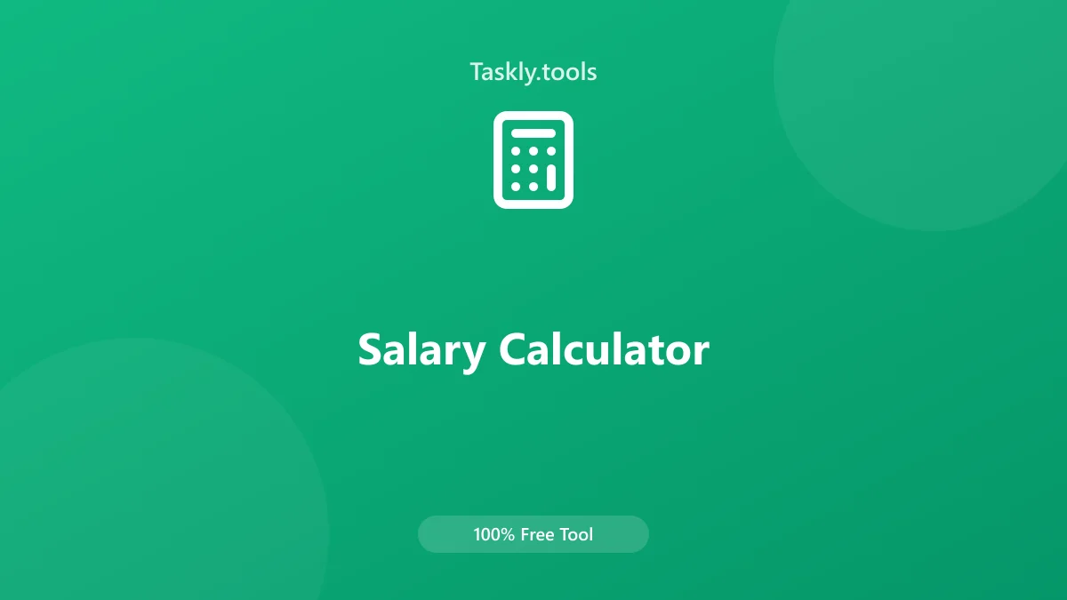 Screenshot of Lohncheck tool - Taskly.tools